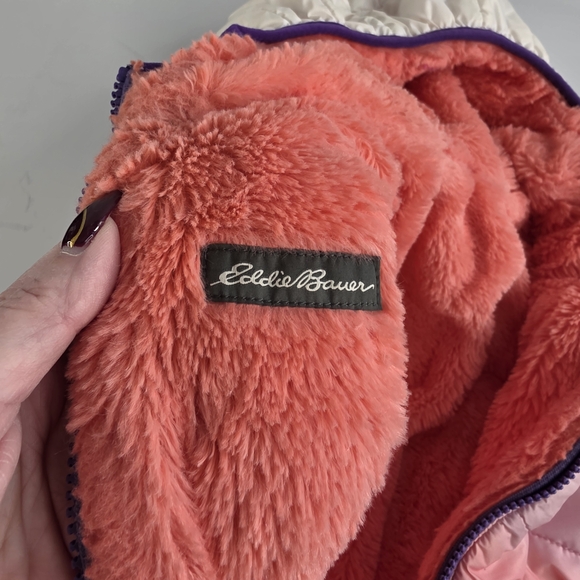 Eddie Bauer Reversible 3T Deer Harbor Insulated Hooded Jacket 3293-CM - Picture 7 of 11